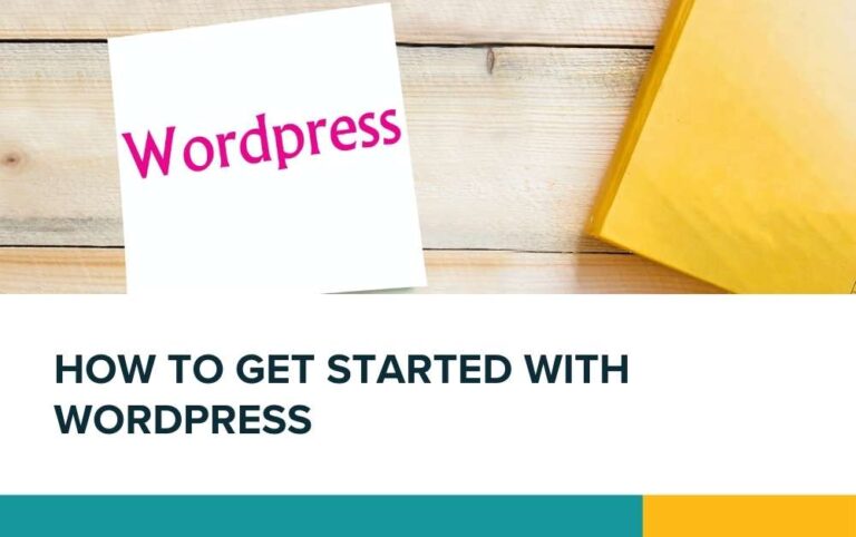 How to get started with WordPress