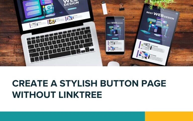 Create a stylish button page without LinkTree