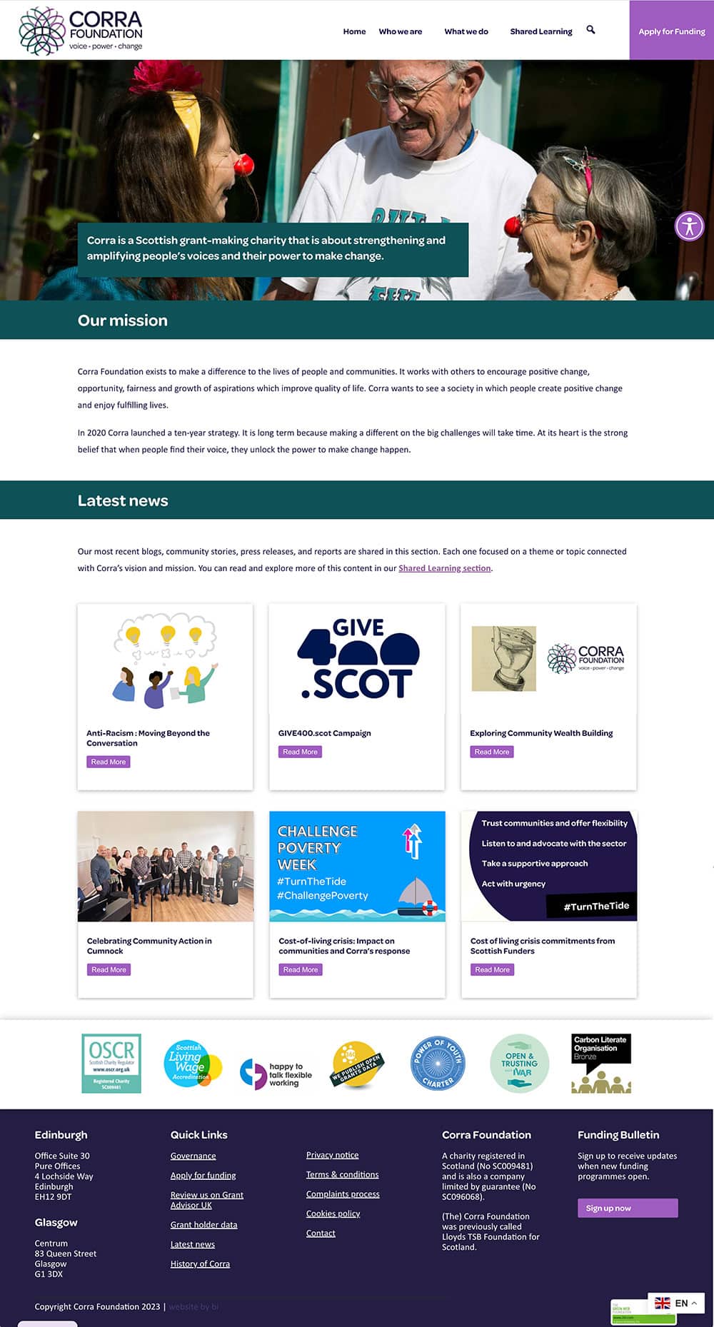 Corra Website