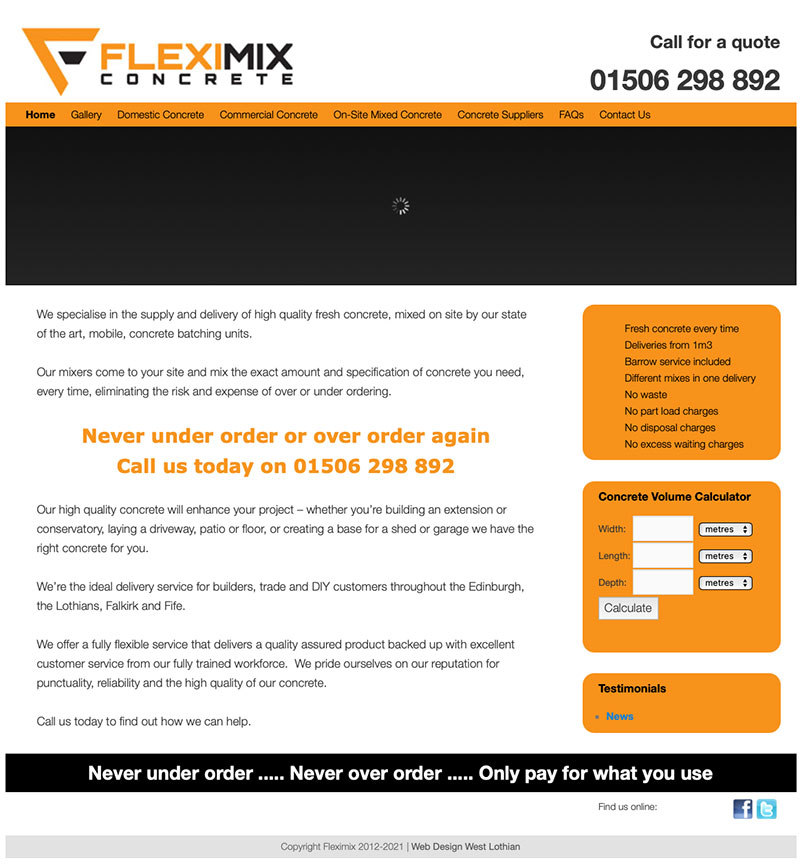 fleximix old website
