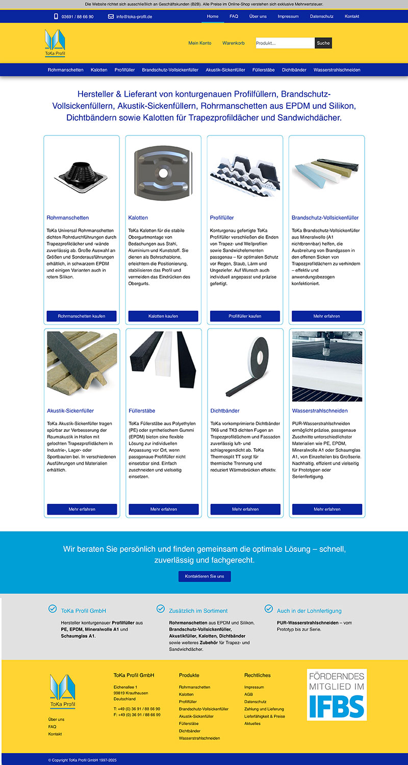 Toka Profil New Website