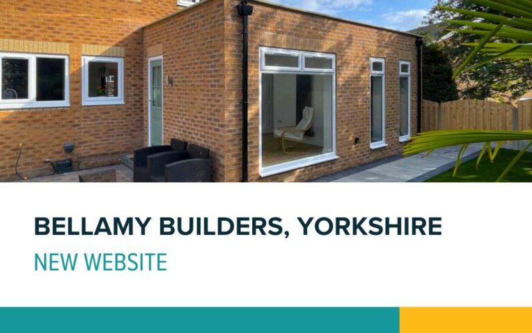 Bellamy Builders Yorkshire new website