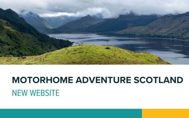 Motorhome Adventure Scotland new website