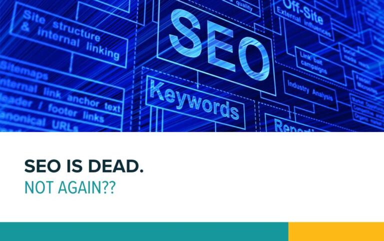 SEO is dead not again