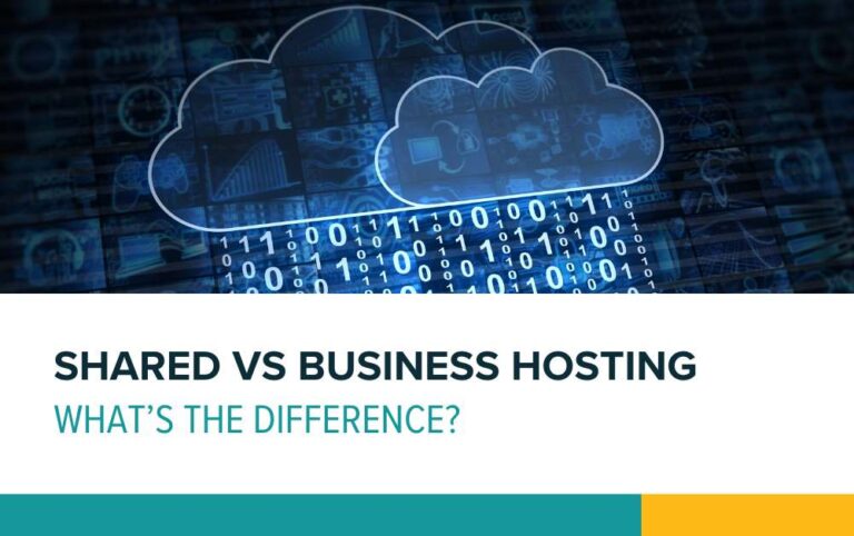 Shared VS Business hosting