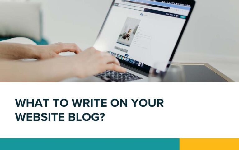 What to write on your website blog