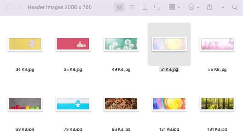 how to size header images for your website in narrow format