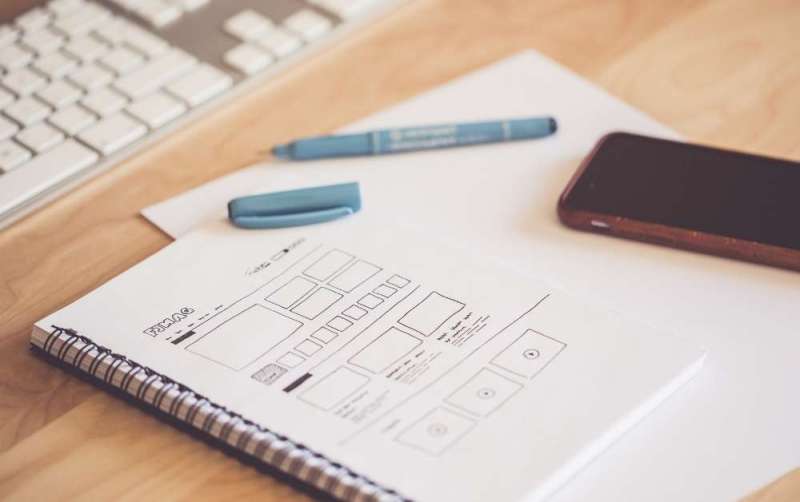 plan your website on paper
