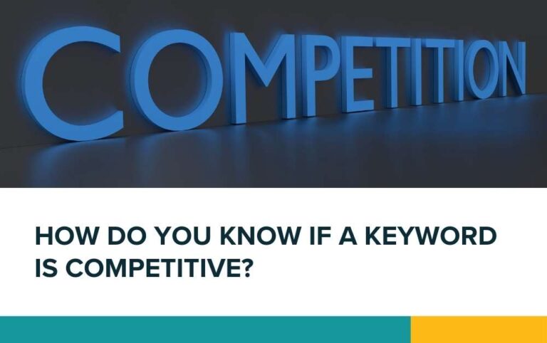 How do you know if a keyword is competitive free