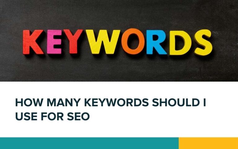 How many keywords should I use for SEO