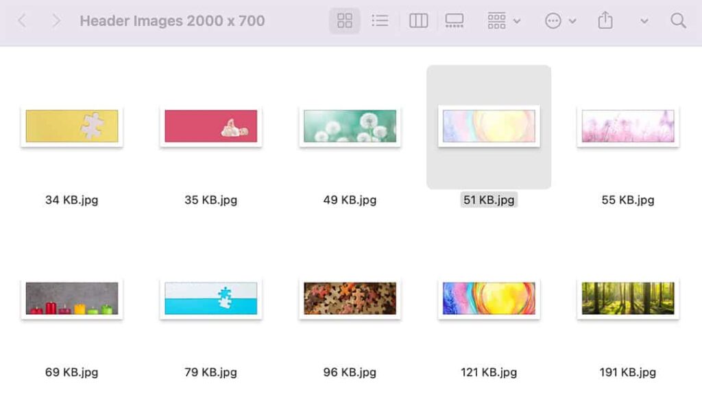 how to size header images for your website in narrow format