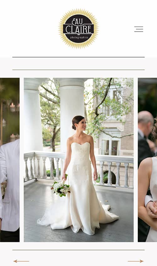 Sample Mobile Image of homepage