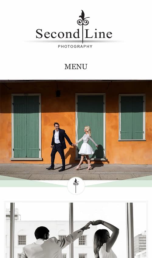 Sample Mobile Image of homepage