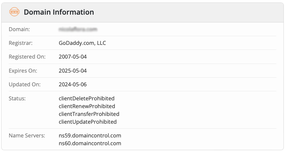find hosting company of a website