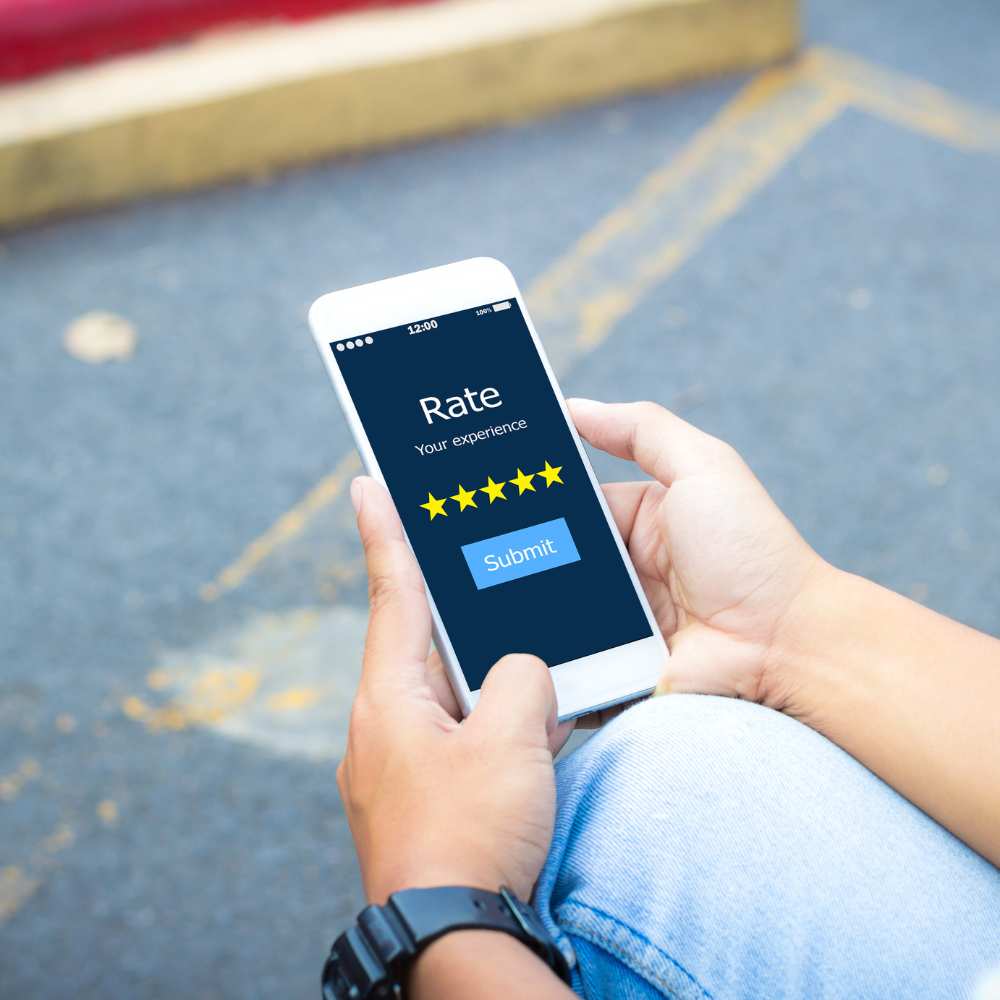 leaving online reviews for your business