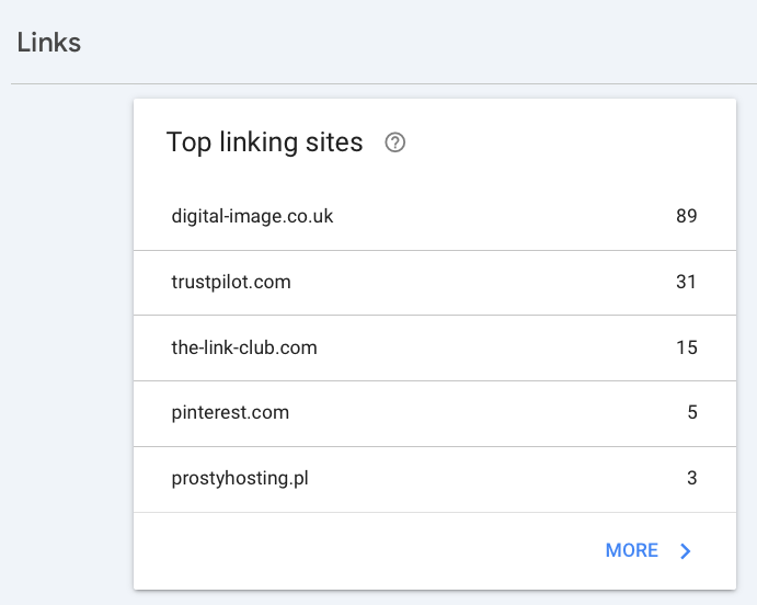 where to find backlins in Google Search Console