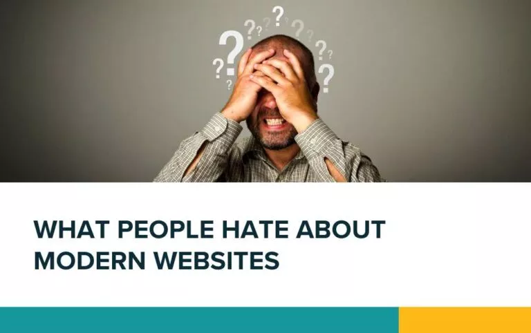 What people hate about modern websites
