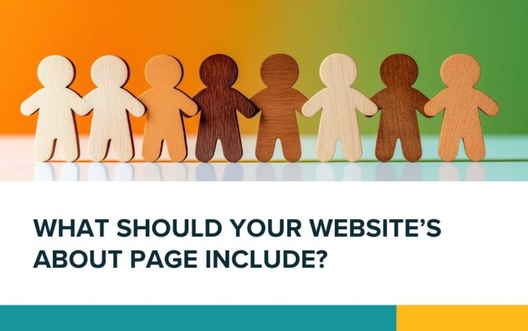 What should an About page include?