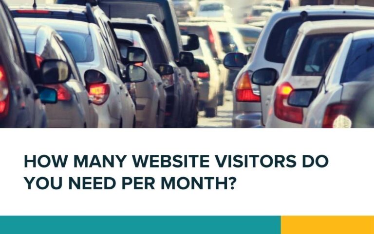 Wondering how many website visitors you need