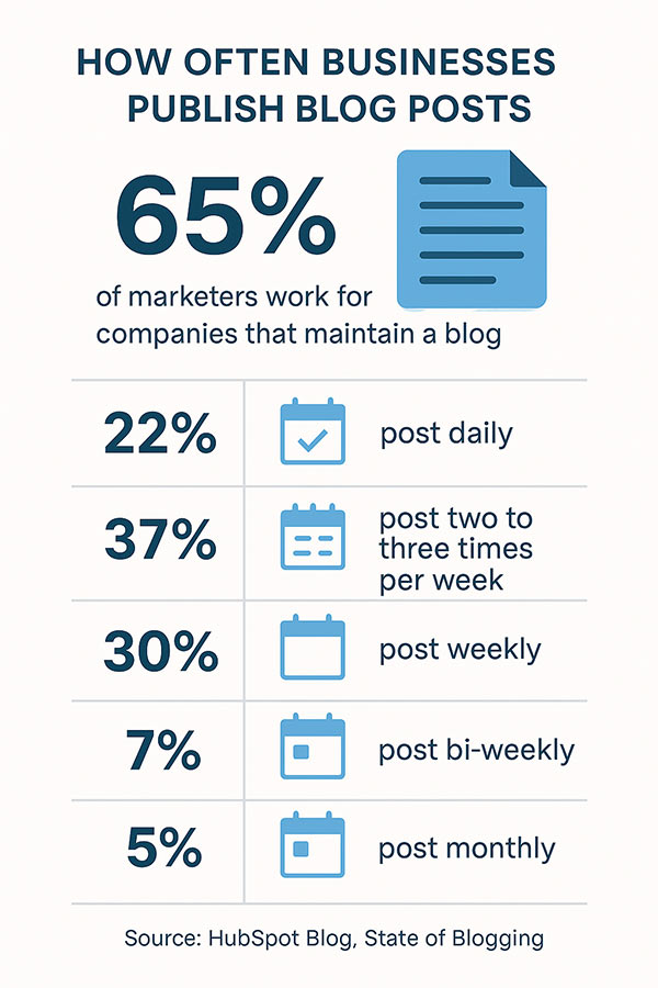 how often should you publish a business blog post