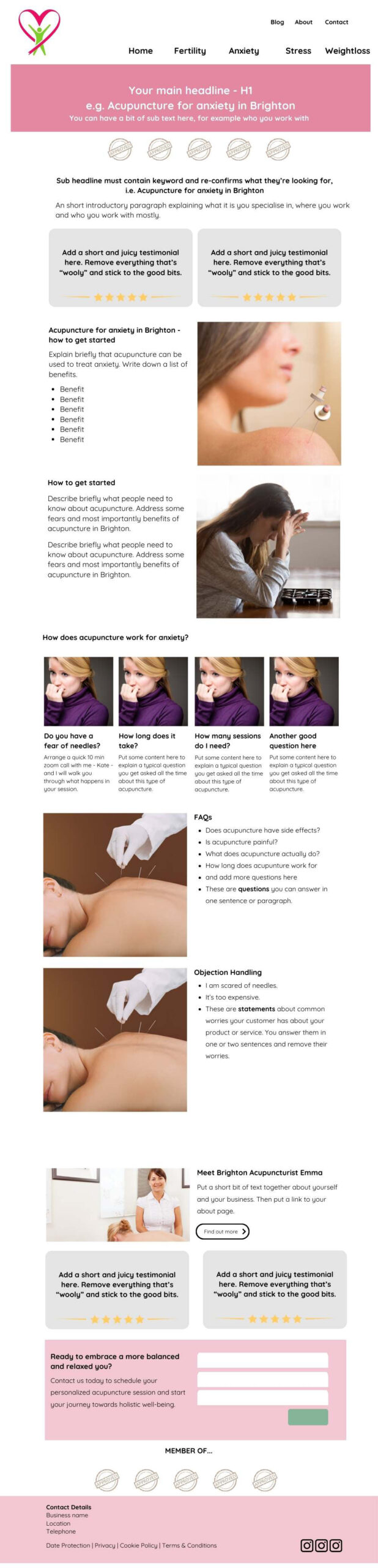 service page example