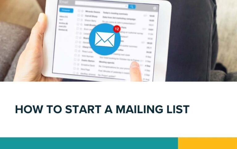 start a mailing list