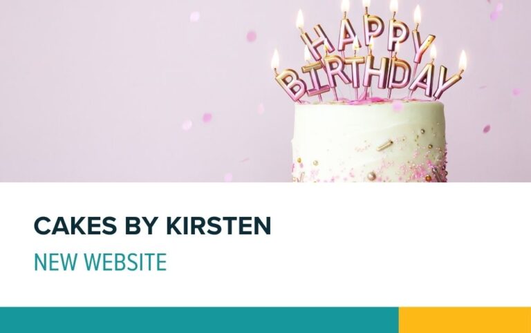 New website for cake maker Scotland