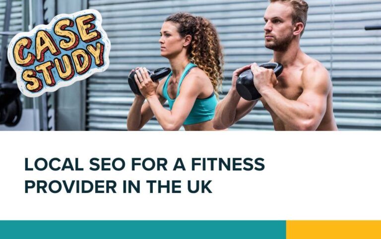 Local SEO for fitness provider