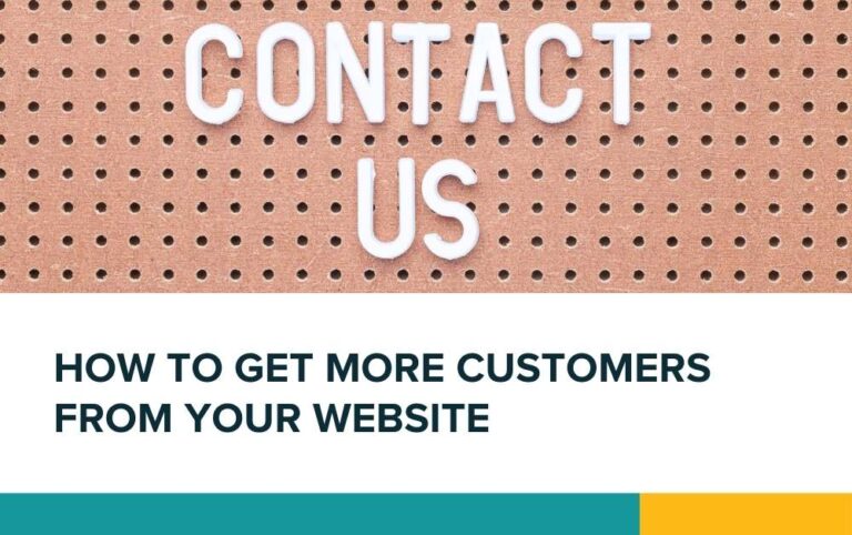 How to Get More Customers From Your Website