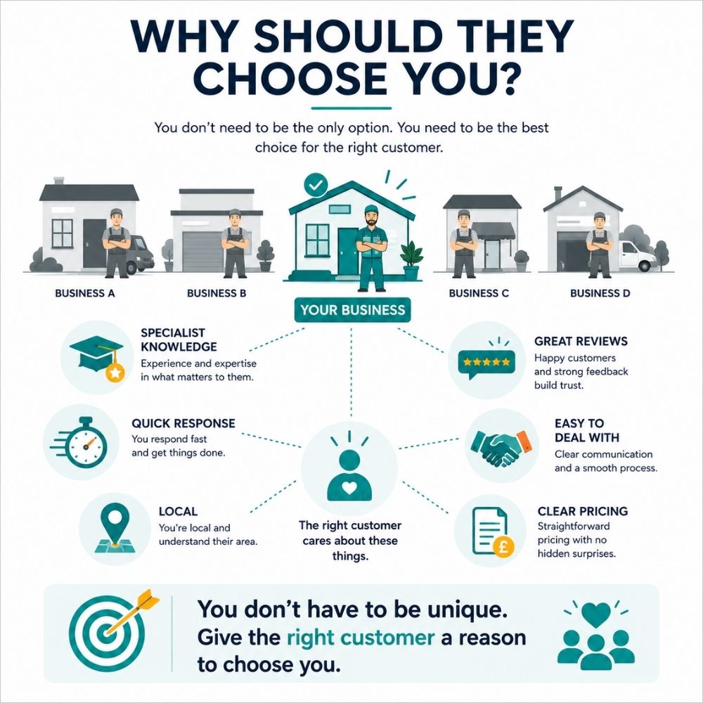why should they choose your business
