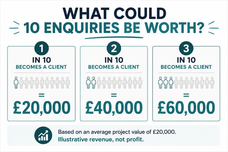 what are website enquiries worth