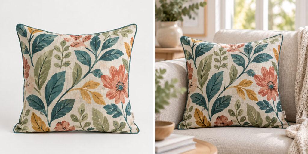 product photography soft furnishings